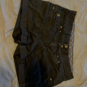 Black Jean Shorts sz 4
